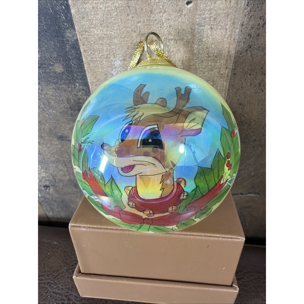 Vtg 1999 JCPenney Christmas Collectible Ornament Rudolph the Red Nosed Reindeer